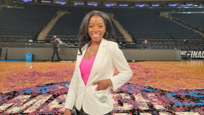 NCAA host and journalist Bianca Peart. (Photo by Derrel Jazz Johnson for rolling out.)