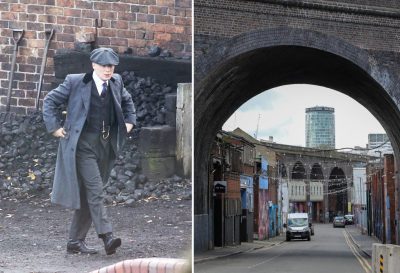 strongCillian Murphy plays Thomas Shelby on set at the Black Country Museum/Digbeth, Birmingham. Residents of the inner-city area where the hit BBC show Peaky Blinders is located have described how they constantly live in fear of contemporary gangs who are considerably scarier. SWNS/strong