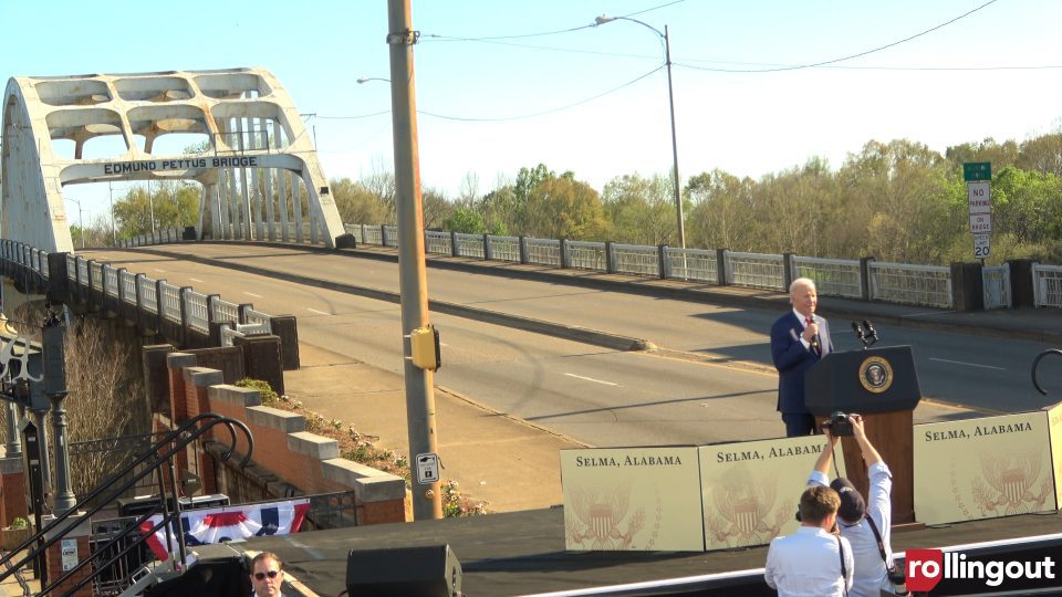 Marchers commemorate Bloody Sunday in Selma alongside President Biden