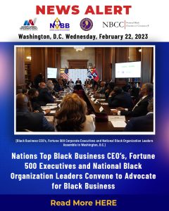 National Alliance for Black Business and the U.S. Department of Commerce’s MBDA form historic alliance to develop Black-owned businesses
