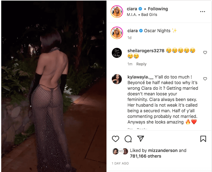 Ciara slammed for showing all of her 'Goodies' in see-through dress (photo)