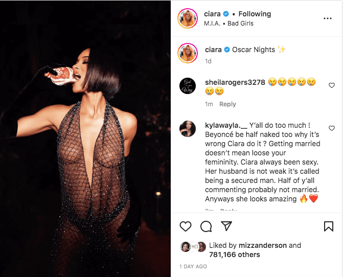 Ciara slammed for showing all of her 'Goodies' in see-through dress (photo)