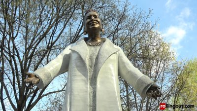 Xernona Clayton honored with statue on International Women's Day