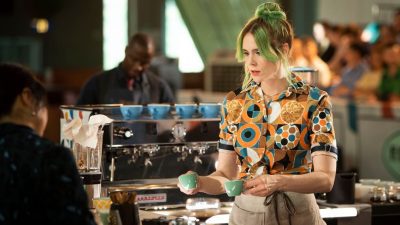 Vegan barista Jo, portrayed by British actress Kate Nash, makes dair-free lattes. (Courtesy of VegGood Films)