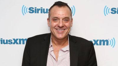 Tom Sizemore visited SiriusXM Studios on September 24, 2014, in New York City. He died at the age of 61 in his sleep at a Los Angeles based hospital. ROBIN MARCHANT/GETTY IMAGES