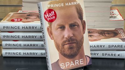 strongPrince Harry's book on display in a book store on Jan 11, 2023, in Bath, England. Prince Harry's much-anticipated memoir Spare officially went on sale. A psychedelic substance Prince Harry claims cleared his troubled mind also affects how people see reality, reveals a new study. MATT CARDY/GETTY IMAGES/strong