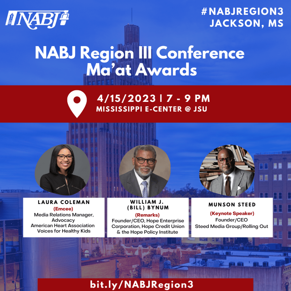 CEO Munson Steed selected as the keynote speaker during NABJ Region III