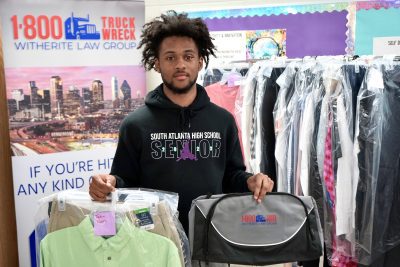 Walmart provides business attire for graduating high school seniors in Atlanta