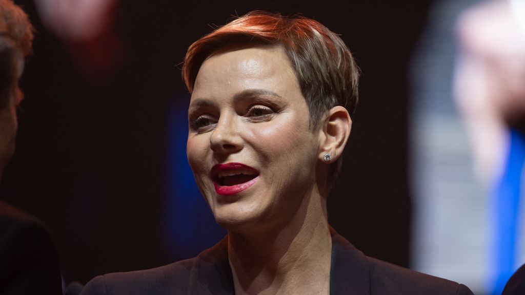 Princess Charlene de Monaco seen during the Rugby Club Toulonnais (RCT) Hall of Fame ceremony. The Princess of Monaco had dealt with health issues in 2020 and several surgeries for severe and ongoing nose, ear, and throat infections. LAURENT COUST/FEATURES MAGAZINE