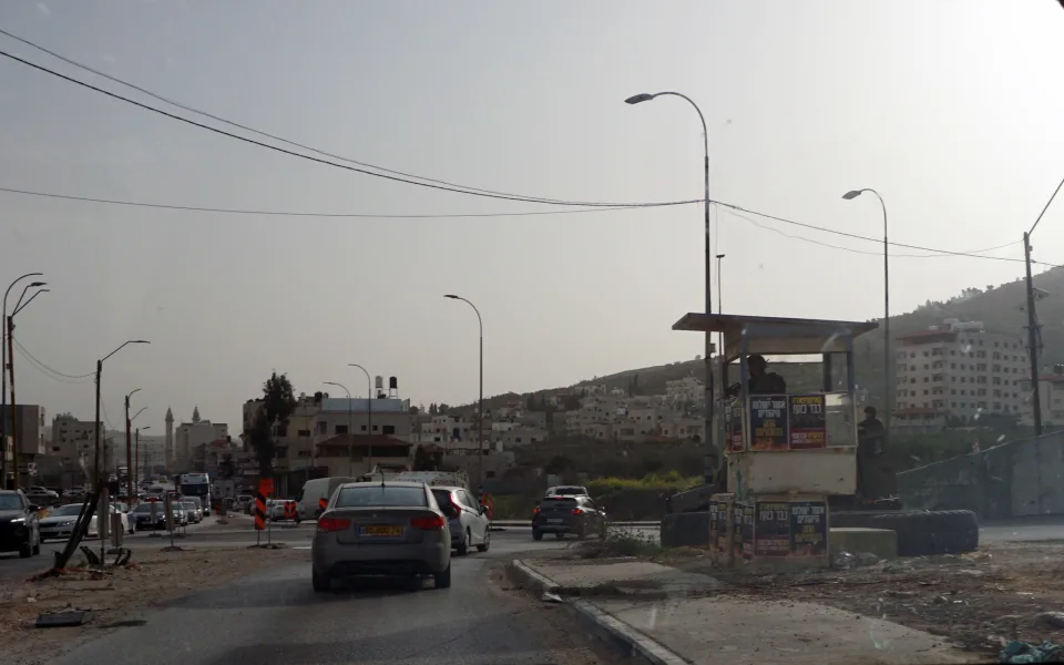 In the Huwara village in Samaria, which is under Palestinian control and is close to Nablus, an Israeli male was only slightly hurt on Sunday evening in a car-ramming attack. (Photo via JNS)
