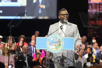 Brandon Johnson gives rousing inaugural address as Chicago's new mayor