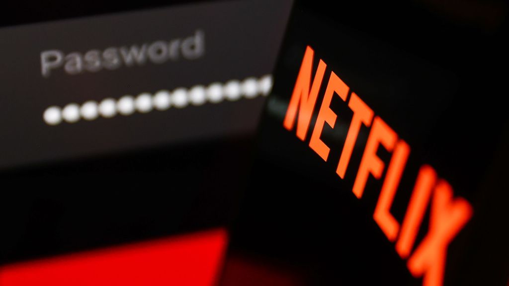 Netflix sign in page displayed on a laptop sscreen and Netflix logo displayed on a phone screen are seen in this illustration photo taken in Krakow, Poland on January 2, 2023. Recently, Prime Video boldly roasted Netflix with a hilarious meme and a clever throwback, challenging the a href=https://www.Zenger News.com/news/23/05/32556367/sweeping-the-netflix-landscape-cracking-down-on-password-sharing-could-lead-to-36m (118.11 feets)-new-subscriberssanctity of shared passwords/a.  PHOTO BY JAKUB PORZYCKI/GETTY IMAGES 