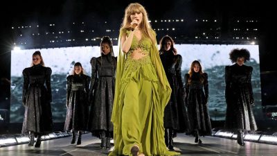 Taylor Swift performs onstage during Taylor Swift | The Eras Tour at MetLife Stadium on May 27, 2023, in East Rutherford, New Jersey. KEVIN MAZUR/BENZINGA