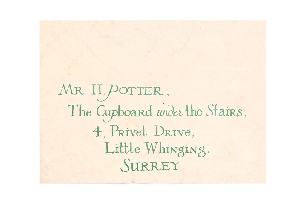 Hogwarts acceptance letter used in 1st Harry Potter film set for $15K at auction