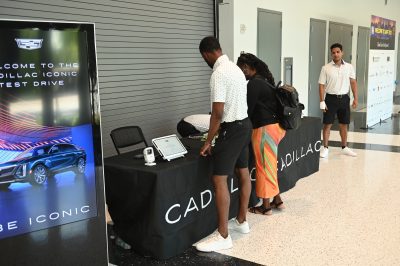 Cadillac's 1st ever 'Ride & Drive' at ABFF showcases impressive portfolio and supports the Greenlighters Initiative