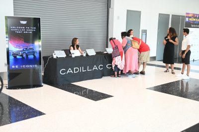 Cadillac's 1st ever 'Ride & Drive' at ABFF showcases impressive portfolio and supports the Greenlighters Initiative