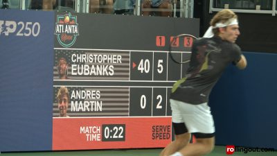 Fresh off Wimbledon run, Chris Eubanks breezes through hometown match (photos)