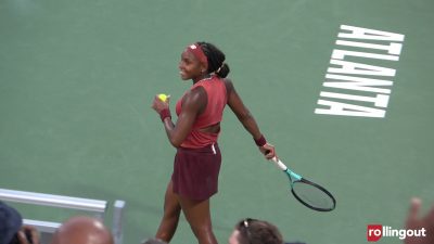 Coco Gauff entertains, inspires Black supporters in Atlanta exhibition (photos)