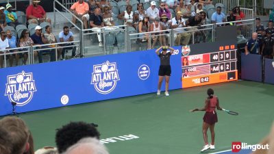 Coco Gauff entertains, inspires Black supporters in Atlanta exhibition (photos)