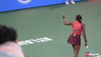 Coco Gauff entertains, inspires Black supporters in Atlanta exhibition (photos)