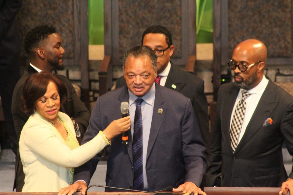 Rev. Frederick Haynes makes powerful introduction as Rainbow PUSH president