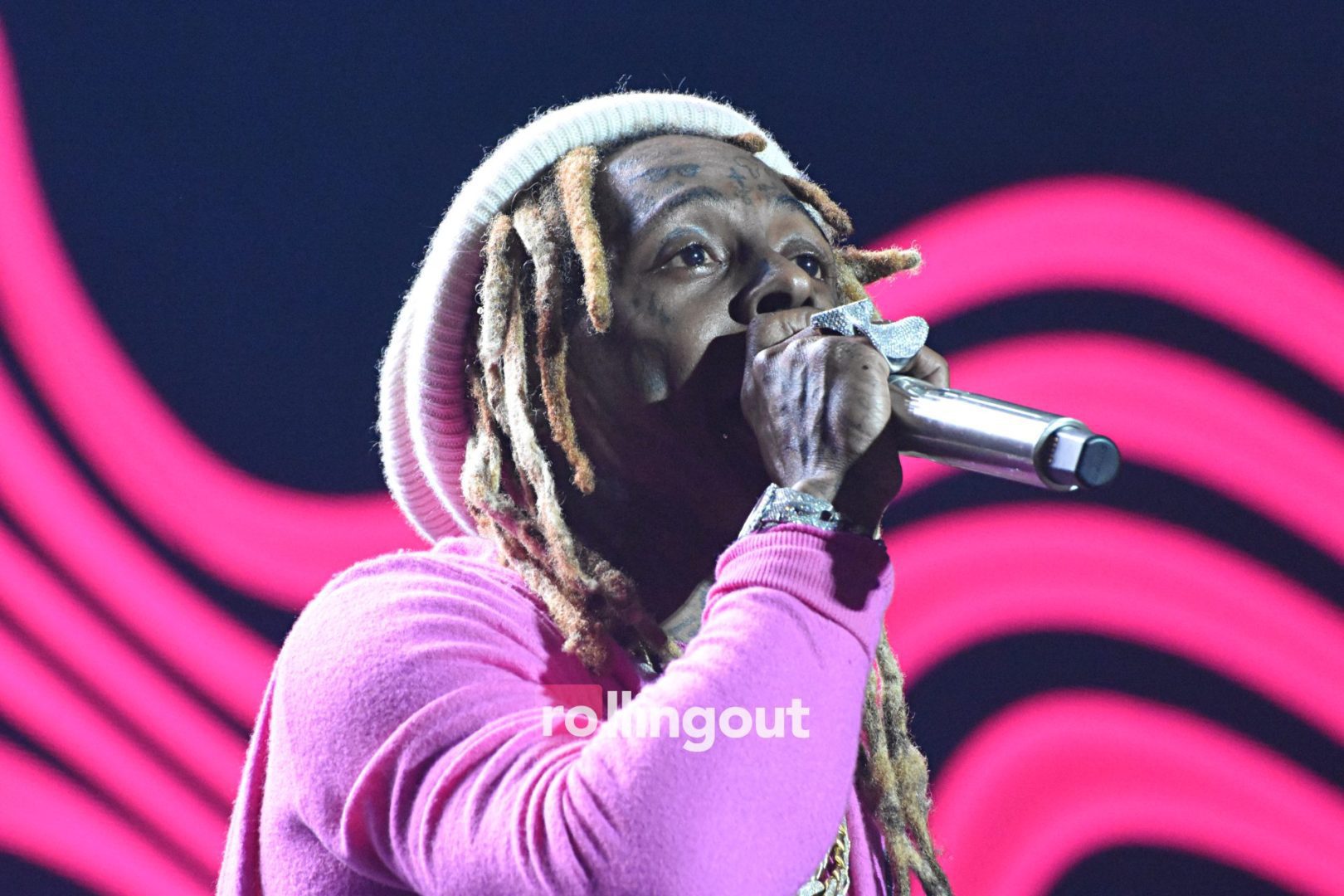 New Orleans native Lil Wayne surprises fans on final night of Essence Fest