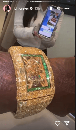 Rick Ross shows off $20M wristwatch from Jacob the Jeweler (photos)