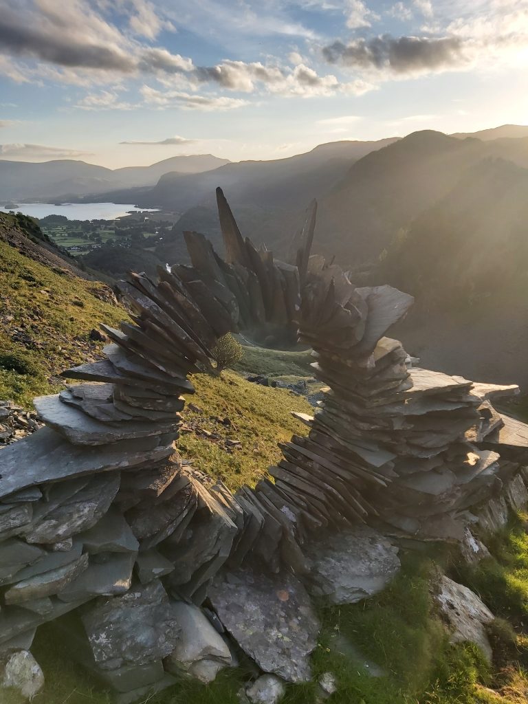 Mysterious ‘Borrowdale Banksy’ sculptures emerge in UK’s Lake District