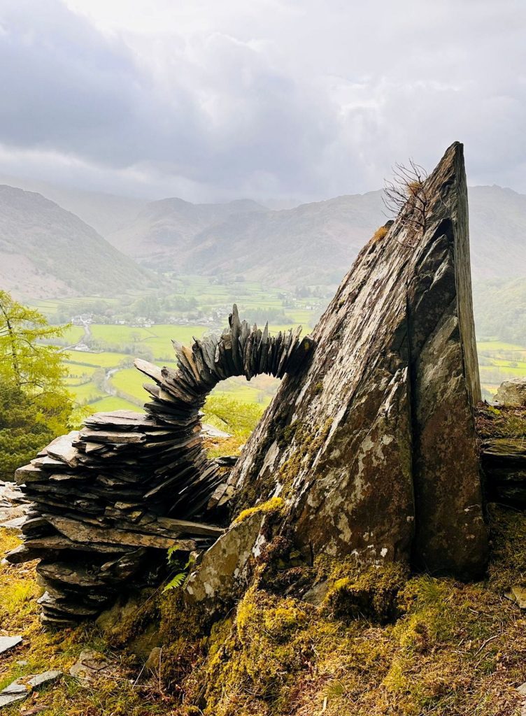 Mysterious ‘Borrowdale Banksy’ sculptures emerge in UK’s Lake District