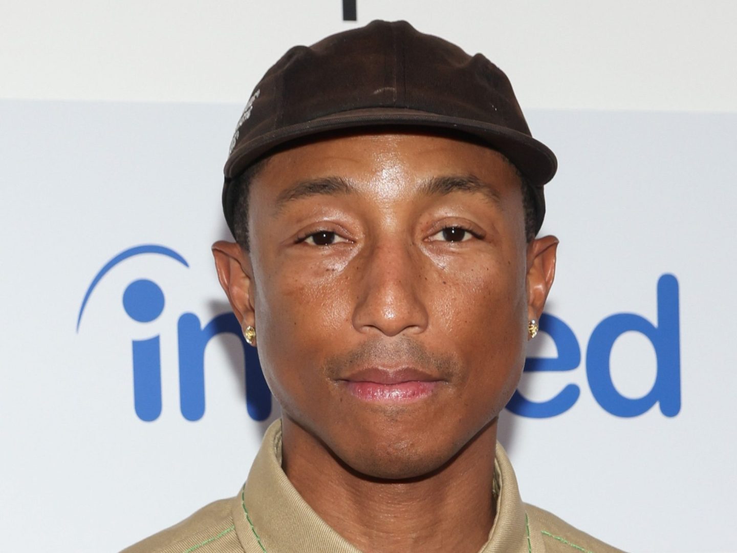 American musician Pharrell Williams of the hip hop and funk band N.E.R.D  leaves his London hotel. Pharrell, 37, is in town to perform with N.E.R.D  during their European tour. Also noted as