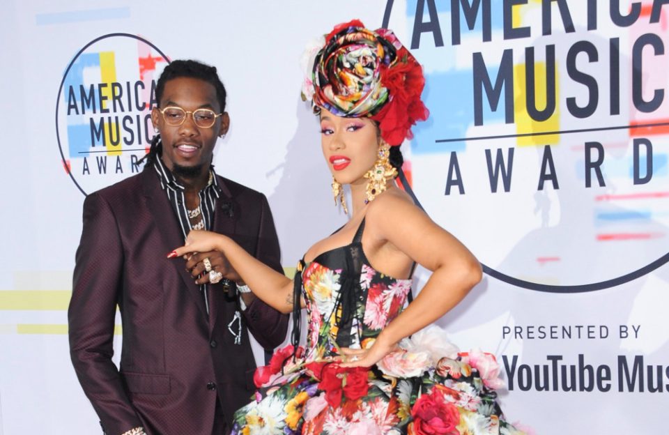 Cardi B and Offset have raunchy simulated sex backstage at MTV VMAs