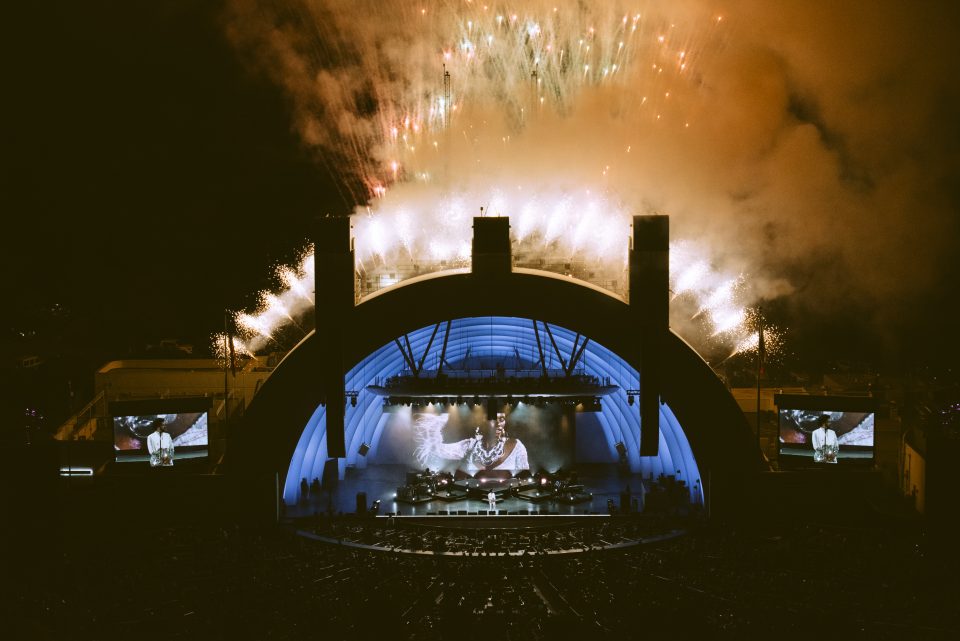 Maxwell at the Hollywood Bowl