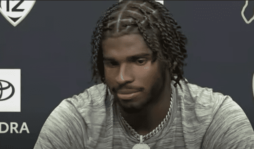 Deion Sanders' son Shedeur cooks opposing coach after thrashing (video)