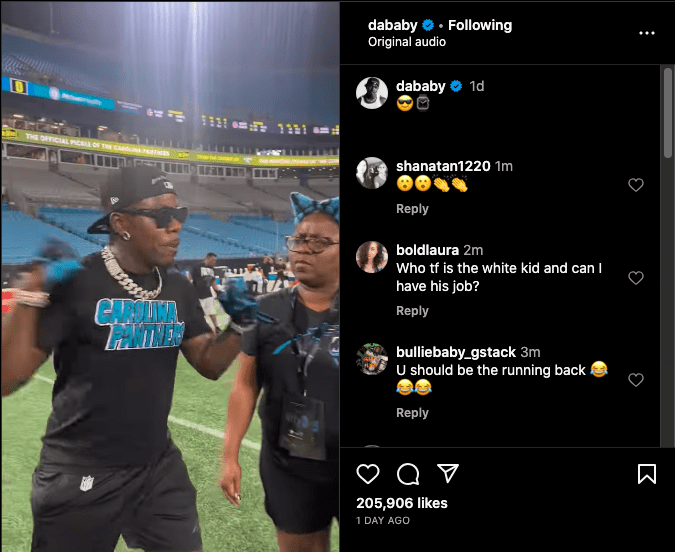 Deion Sanders offers DaBaby a tryout with the Colorado Buffaloes