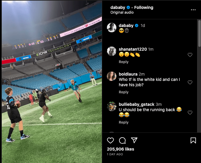 Deion Sanders offers DaBaby a tryout with the Colorado Buffaloes