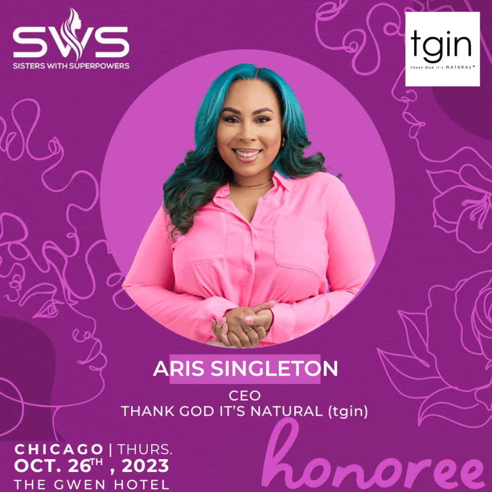 TGIN CEO Aris Singleton is blazing trail and advocating for change in the hair care industry