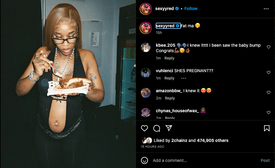 Sexyy Red announces she's pregnant