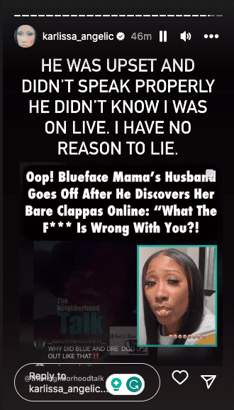 Blueface blasts his mom for comparing her bare butt to his girlfriend's