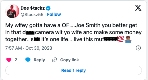 Ex-NBA star Joe Smith goes off about his wife's secret OnlyFans page (video)