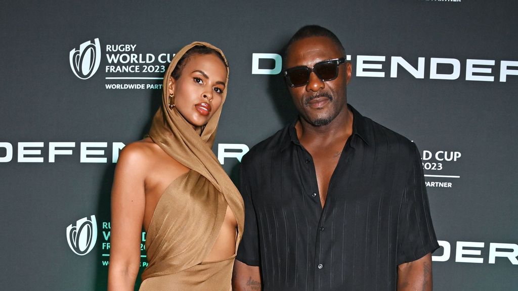  Sabrina Elba and Idris Elba attend the launch of the 2023 Rugby World Cup Defender campaign at Palais De Tokyo on September 7, 2023 in Paris, France.  DAVE BENETT/JLR IMAGES/GETTY IMAGES.