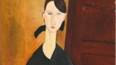 Amedeo Modigliani’s portrait of Paulette Jourdain executed circa 1919, from his collection, became the most valuable Western work of modern art to be sold at auction in Asia. AMEDEO MODIGLIANI/ SOTHEBY HONG KONG.