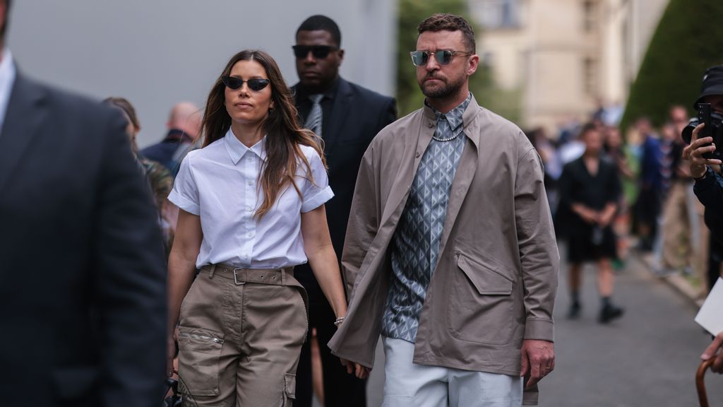 Justin Timberlake and Jessica Biel's Stylish Looks at Paris