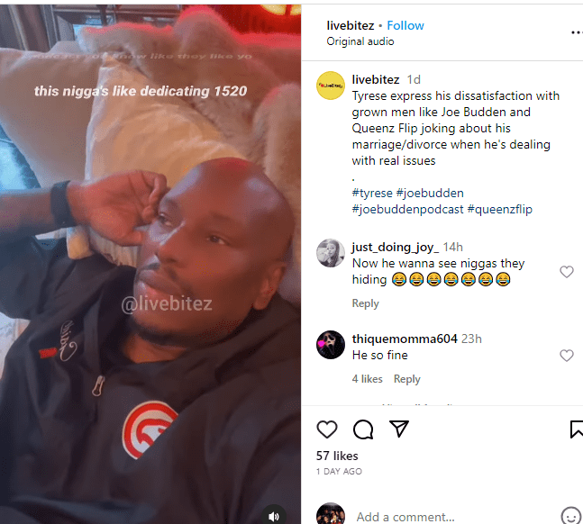 Tyrese goes to war against 'The Joe Budden Podcast' (video)