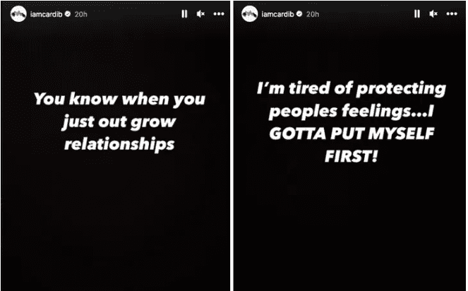 Cardi B and Offset unfollow each other; she posts cryptic message