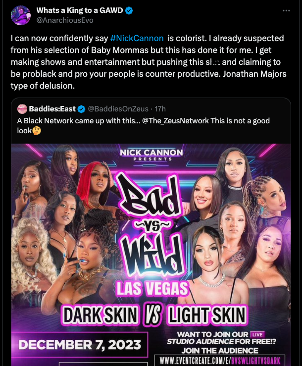 Nick Cannon gets backlash: 'Dark Skin vs. Light Skin' event