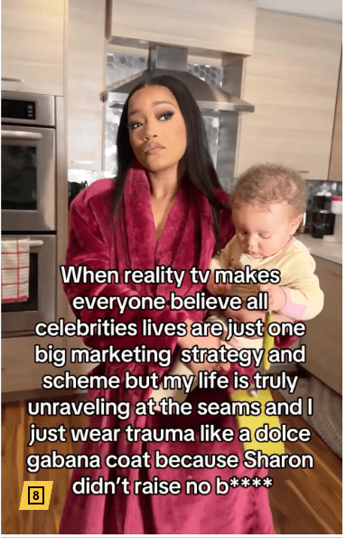 Keke Palmer says her life is 'unraveling at the seams'