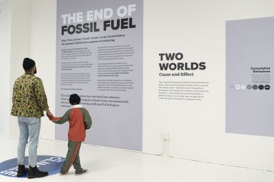 Founder of The Climate Museum says fossil fuel companies are 'racist'