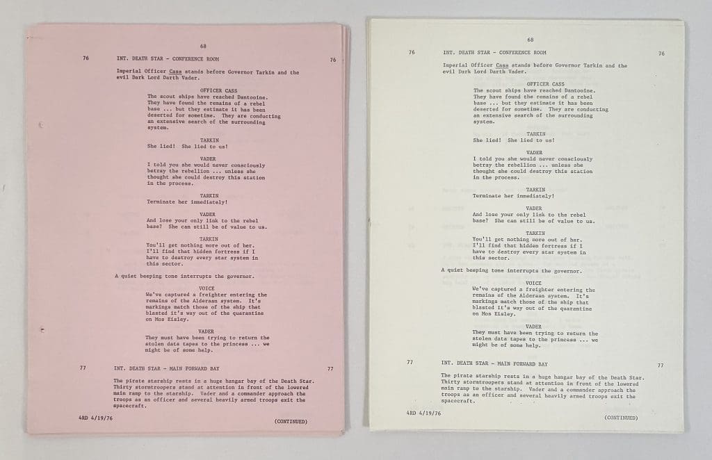 Harrison Ford’s original ‘Star Wars’ script to be auctioned In London