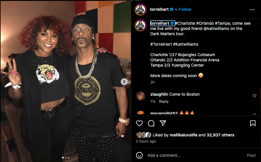 Kevin Hart’s Ex-Wife Torrei Is Going On Tour With Katt Williams !?