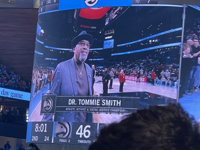 'Black Power salute' Olympian Tommie Smith honored on MLK Day (photos)